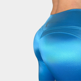 Aquamarine Satin leggings